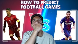 How To Predict Football Games [upl. by Atiuqcir]