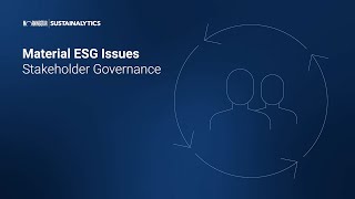 Material ESG Issues Stakeholder Governance [upl. by Tjader]