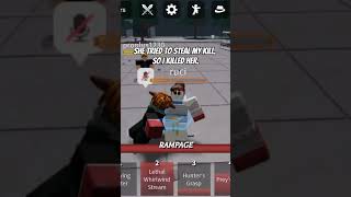 Killing Meanies Part 1  TSB shorts gaming roblox thestrongestbattlegrounds viral [upl. by Aiciram]