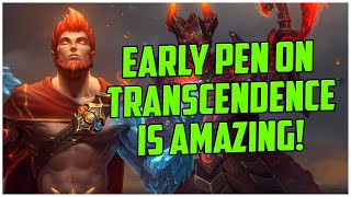 S11 SMITE EARLY PEN ON TRANSCENDENCE IS AMAZING ULLR [upl. by Magree541]