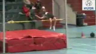 12 year old high jump 153 [upl. by Acirem50]