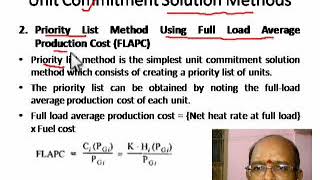 Unit Commitment Solution Priority list method [upl. by Neeka]