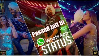 Pasand Jatt Di  Qismat  Ammy Virk  Sargun Mehta  Jaani  Latest Whatsapp Status 2018  Poon Poon [upl. by Einnor]