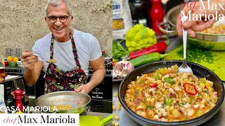 MINESTRA DI PASTA SCORFANO BROCCOLO E PATATE ricetta facile e veloce di Chef Max Mariola [upl. by Novihs]