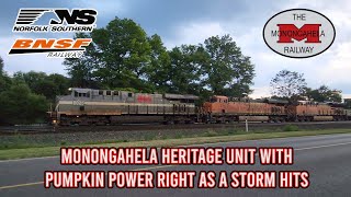 Monongahela Heritage Unit With Pumpkin Power Right As A Storm Hits  Leetsdale PA [upl. by Narad63]