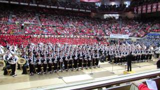 Ohio State Marching Band Plays Navy Hymn Eternal Father at Skull Session 10 19 2013 OSU vs Iowa [upl. by Ansilma]