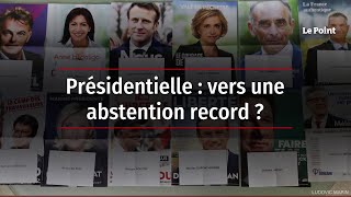 Présidentielle  vers une abstention record [upl. by Nala]