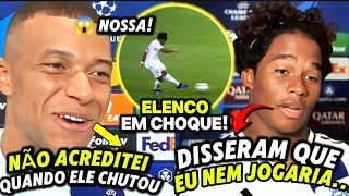 🚨NOSSA JOGADORES DO REAL EM CHOQUE COM ENDRICK OLHA O QUE ELES FALARAM [upl. by Atinuj]