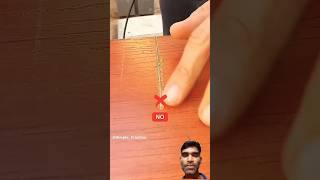 Be sure to remember this tip How tocleanly cut laminate flooring shortstips tools [upl. by Kcyred331]