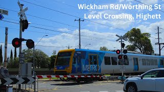 Wickham Rd Level Crossing HighettHampton EastMoorabbin  Melbourne Metro Railway Crossing [upl. by Veronika]