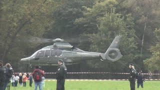 EC 155 Polizeifliegerstaffel NRW Polizeihubschrauberstaffel Dortmund Start nach Amoklage in Köln [upl. by Laekim]