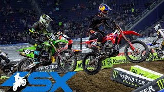 Supercross Round 7 250SX Highlights  Minneapolis MN US Bank Stadium  Feb 19 2022 [upl. by Ilohcin]