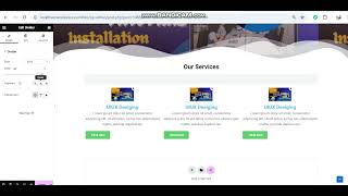 part1  Our Services  Wordpress  Elementor [upl. by Horace]