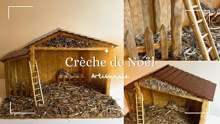 Découvrez cette CRÈCHE de NOËL faite MAIN avec du bois recyclé [upl. by Spence]