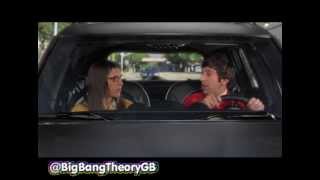 TBBT S07E03  Leonard Bernadette Amy amp Howard in their cars [upl. by Macdonald]