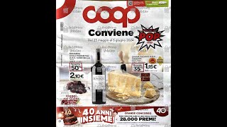 Volantino Coop dal 23 maggio al 5 giugno 2024 in anteprima [upl. by Naenej]