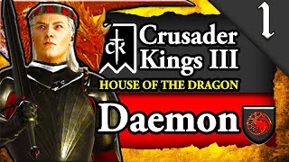 NEW GAME OF THRONES MOD Crusader Kings 3 Game of Thrones HOTD House Targaryen 1 [upl. by Barri397]