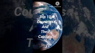 Top 10 Countries and Their Capitals shorts countries education entertainment [upl. by Ritz298]