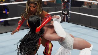 WWE 2K23 MAIN EVENT FLORIANE VS LASH LEGEND [upl. by Cryan]