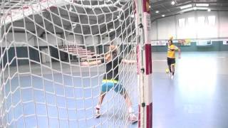 Handball trifft Prominenz Uwe Gensheimer schrubbt [upl. by Dez909]