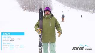 Thoms ReviewAtomic Maverick 88 TI Skis 2022Skiscom [upl. by Assennav]