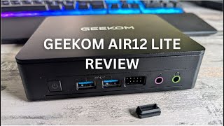 Geekom Air12 lite Complete Mini Pc Review [upl. by Hekking]