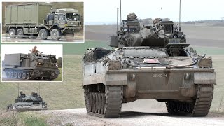 Spotting British Army trucks armoury and more 🪖 🇬🇧 [upl. by Yrekaz]