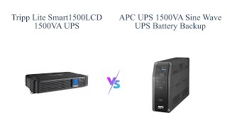 Tripp Lite SMART1500LCD vs APC BR1500MS2 Best UPS Comparison ⚡🔋🔌💻 [upl. by Artemas]