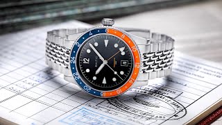 THE BEST AUTOMATIC GMT UNDER £1000  The Baltic Aquascaphe GMT Orange [upl. by Kittie959]