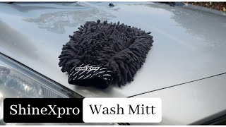 ShineXPro Wash Mitt  Ultra Soft  Best car washing gloves [upl. by Aynav]