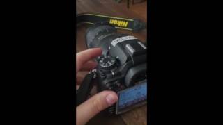 Nikon D7000 TutorialFlash and Focus Lock modes [upl. by Dwyer]