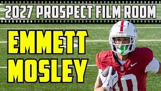 Emmett Mosley V Highlights amp Scouting Report  2027 NFL Draft Prospect [upl. by Ehling]