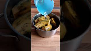 Recette Camerounaise PLANTAINS avec haricots pilés  lun de mes plats preferé 😋 shorts [upl. by Suirred]