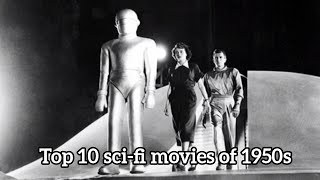 Top 10 scifi movies of 1950s [upl. by Lenoil]