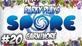 Lets Play Spore Carnivore Part 20  Terraforming Spice Trade amp War [upl. by Atterrol508]