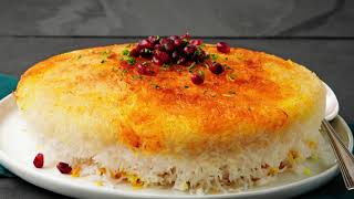 Persian Rice with Tahdig Chelo ba Tahdig [upl. by Tchao]