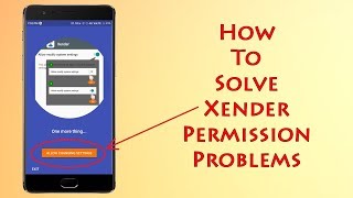 Solve Xender App Permissions Problems In Just 1 sec 2017 [upl. by Isador]