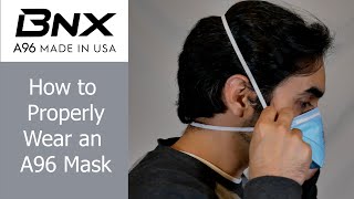 How to Properly Wear a N95 Mask  Duckbill BNX N95 Respirator [upl. by Shull]