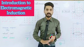 Introduction to electromagnetic induction  in Urdu  Hindi  12th class physics  physics ka safar [upl. by Ahsatin]