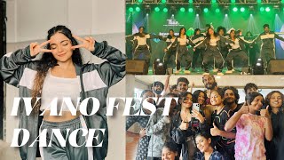 Hansika’s group dance performance for IVANO FEST  Hansika Krishna [upl. by Odette]