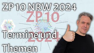 ZP 10 NRW 2024  Termine und Infos zu Deutsch Englisch und Mathe [upl. by Goodill436]