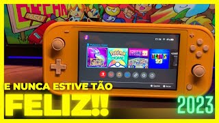 Comprei um Nintendo Switch Lite em 2023 [upl. by Leina]