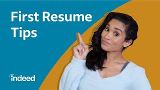 First Resume Tips How to Make a Resume with No Work Experience  Indeed Career Tips [upl. by Rumpf]