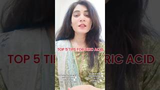 top 5 tips for uric acid  drkiran saini  shorts healthtips kidneystone [upl. by Esiocnarf]