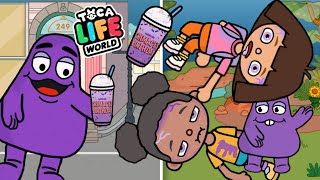 Grimace Shake 😋💀Real Story  Dora And Amanda 😫 Whattt  Toca boca Animation [upl. by Roshan407]