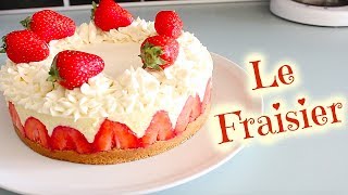 RECETTE DU FRAISIER 10 PARTS  CHOCOPRALINE [upl. by Annyl]