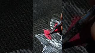 DIY Tshirt painting 🪷 shorts youtubeshorts viralshorts shortsviral fabricpainting [upl. by Georgianne]