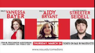 SNL Comedy Show Featuring Vanessa Bayer Aidy Bryant amp Streeter Seidell [upl. by Leumas]