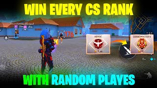 How To Win Every CS Rank With Random Players  Clash Squad Ranked Tips and Tricks  Free Fire [upl. by Mukul]