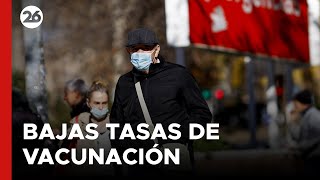 Aumento de casos de Covid y descenso de la tasa de vacunación en el mundo [upl. by Chadwick]